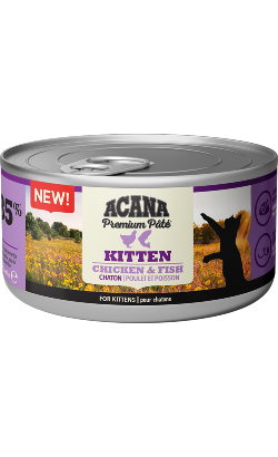 Acana Cat Kitten Premium Pâté Chicken & Fish | Wet (Lata) 6 X 85 g