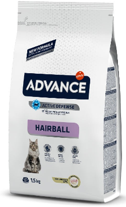 Advance Cat Hairball | Turkey & Rice  1,5 kg