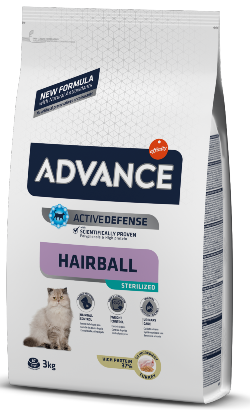 Advance Cat Sterilized Hairball | Turkey & Barley 1,5 kg