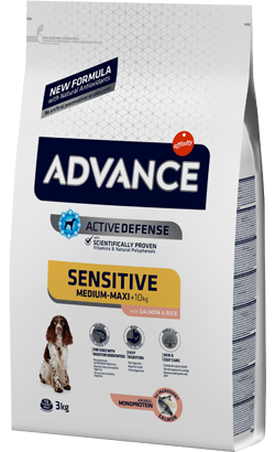 Advance Dog Medium & Maxi Adult Sensitive Salmon & Rice 3 kg