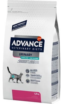 Advance Vet Cat Urinary Sterilized Low Calorie 1,25 kg