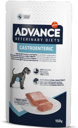 Advance Vet Dog Gastroenteric | Wet (Saqueta) 8 X 150 g