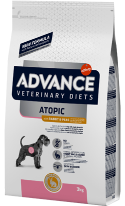 Advance Vet Dog Medium-Maxi Atopic with Rabbit & Peas 3 kg