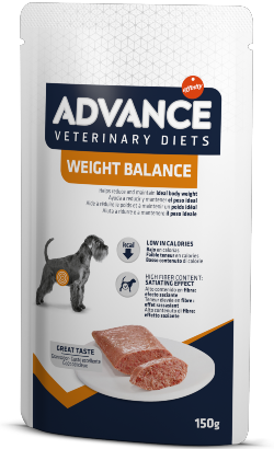Advance Vet Dog Weight Balance | Wet (Saqueta) 8 X 150 g