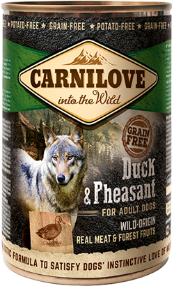 Carnilove Grain-Free Duck & Pheasant Adult Dog | Wet (Lata) 400 g