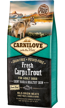 Carnilove Grain-Free Fresh Carp & Trout Adult Dog 12 kg