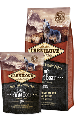 Carnilove Grain-Free Lamb & Wild Boar Adult Dog 12 kg