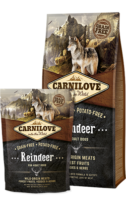 Carnilove Grain-Free Reindeer Adult Dog 12 kg