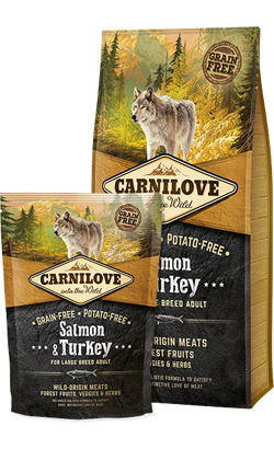 Carnilove Grain-Free Salmon & Turkey Adult Large Dog 12 kg