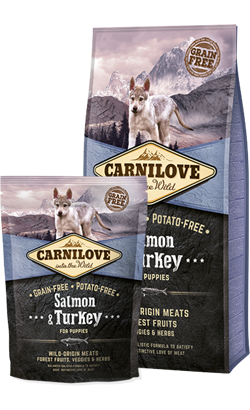Carnilove Grain-Free Salmon & Turkey Puppy 12 kg