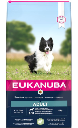 Eukanuba Adult Small & Medium Breed | Lamb & Rice 2,5 kg