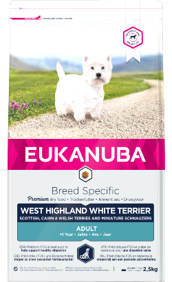 Eukanuba Adult West Highland White Terrier 2,5 kg