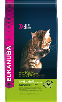 Eukanuba Cat Adult Hairball Control | Chicken 2 kg