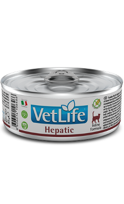 Farmina Vet Life Feline Hepatic | Wet (Lata) 12 X 85 g