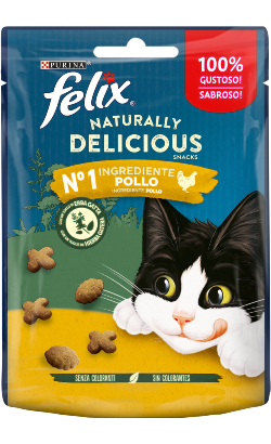 Felix Naturally Delicious Frango & Erva Gateira | Wet (Saqueta) 50 g