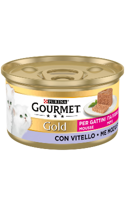 Gourmet Gold Kitten Mousse de Vitela | Wet (Lata) 24 X 85 g