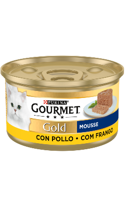 Gourmet Gold Mousse de Frango | Wet (Lata) 24 X 85 g