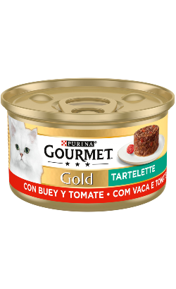 Gourmet Gold Tartelette de Carne de Vaca com Tomate | Wet (Lata) 24 X 85 g