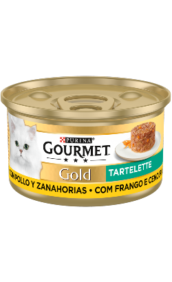 Gourmet Gold Tartelette de Frango com Cenouras | Wet (Lata) 24 X 85 g
