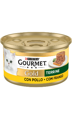 Gourmet Gold Terrine de Frango | Wet (Lata) 24 X 85 g