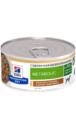 Hills Prescription Diet Canine Metabolic Stew Chicken & Vegetables | Wet (Lata) 24 X 156 g