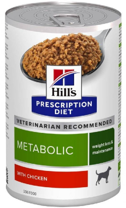 Hills Prescription Diet Canine Metabolic with Chicken | Wet (Lata) 12 X 370 g