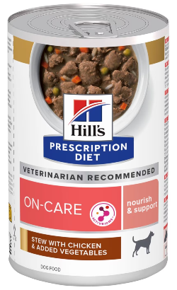 Hills Prescription Diet Canine On-Care Stew with Chicken & Vegetables | Wet (Lata) 6 X 354 g
