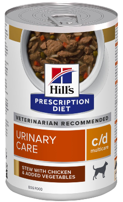 Hills Prescription Diet Canine c/d Multicare Stew with Chicken & Vegetables| Wet (Lata) 12 X 354 g