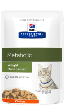Hills Prescription Diet Feline Metabolic | Wet (Saqueta) Caixa de 12 x 85 g