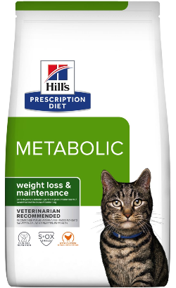 Ração Veterinária para Gatos Hills Prescription Diet Feline Metabolic with Chicken 1,5 kg