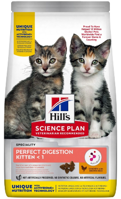 Hills Science Plan Kitten Perfect Digestion with Chicken	 1,5 kg