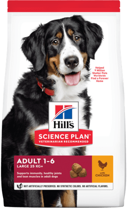 Ração para Cão Hills Science Plan Dog Adult Large Breed with Chicken 18 kg