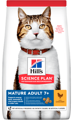 Hills Science Plan Mature Adult 7+ Cat with Chicken 1,5 kg