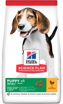 Hills Science Plan Medium Puppy with Chicken 14 kg