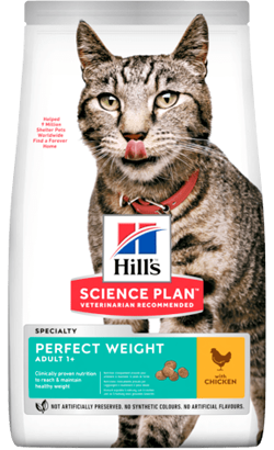 Hills Science Plan Cat Perfect Weight Adult with Chicken 2,5 kg