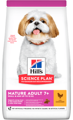 Hills Science Plan Dog Small & Mini Mature Adult 7+ with Chicken 1,5 kg