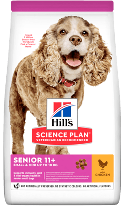 Hills Science Plan Dog Small & Mini Senior 11+ with Chicken 1,5 kg