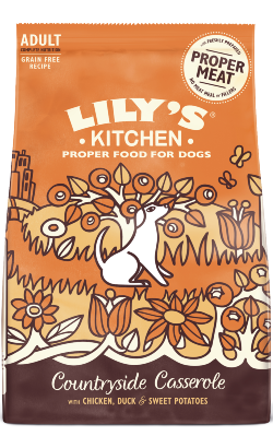 Lilys Kitchen Dog Adult Countryside Casserole with Chicken, Duck and Sweet Potatoes 2,5 kg