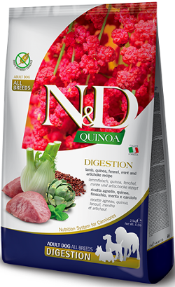 N&D Quinoa Dog Digestion Lamb Adult All Breeds 2,5 kg