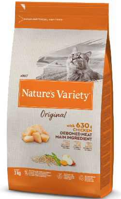 Ração para Gatos Natures Variety Cat Original Frango 7 kg