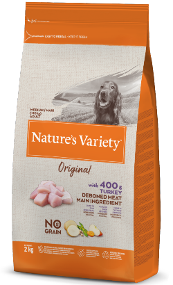 Natures Variety Dog Original No Grain Medium Maxi Adulto Peru 10 kg