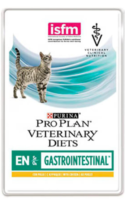 PPVD Feline EN - Gastroenteric Chicken | Wet (Saqueta) Caixa 10 Saquetas 85 g