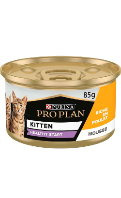 Pro Plan Cat Kitten Mousse With Chicken | Wet (Lata) 24 X 85 g