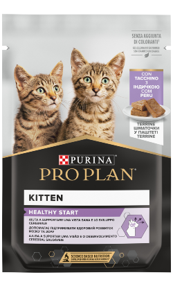 Pro Plan Cat Kitten with Turkey Terrine | Wet (Saqueta) 26 X 75 g