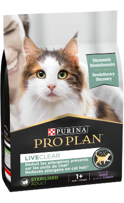 Pro Plan Cat Liveclear Sterilised Adult Turkey 1,4 kg