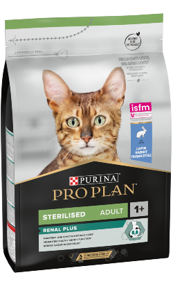 Pro Plan Cat Renal Plus Sterilised Adult Rabbit & Rice 3 kg
