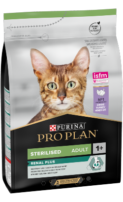 Pro Plan Cat Renal Plus Sterilised Adult Turkey & Rice 3 kg