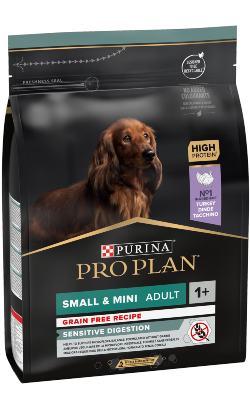 Pro Plan Dog Grain-Free Small & Mini Adult Sensitive Digestion Turkey 2,5 kg