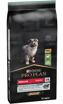 Pro Plan Dog Medium Puppy Sensitive Digestion Lamb 12 kg