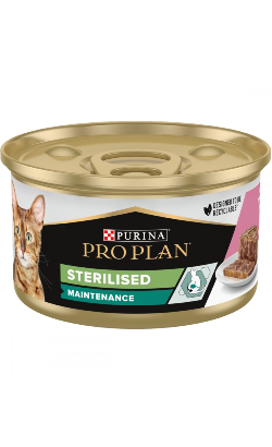 Pro Plan Cat Sterilised Maintenance Tuna & Salmon Terrine| Wet (Lata) 24 X 85 g